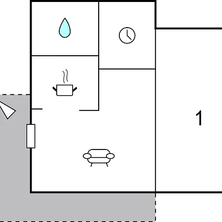 1 Bedroom Gorgeous In *